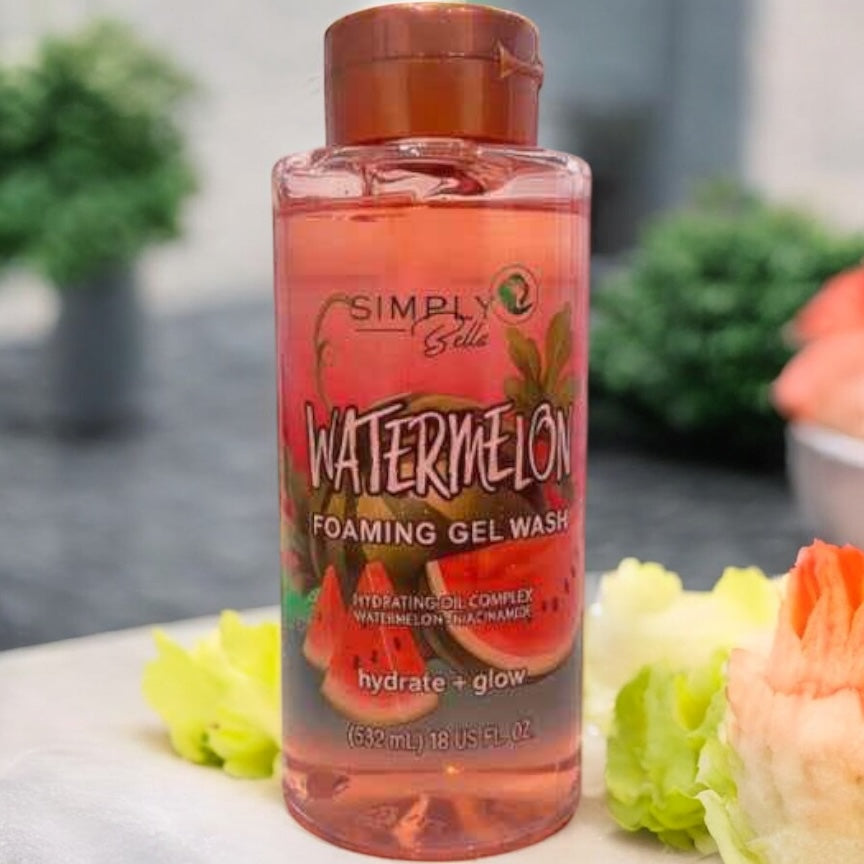 3PCS SIMPLY BELLA WATERMELÓN FOAMING GEL WASH SIB1042