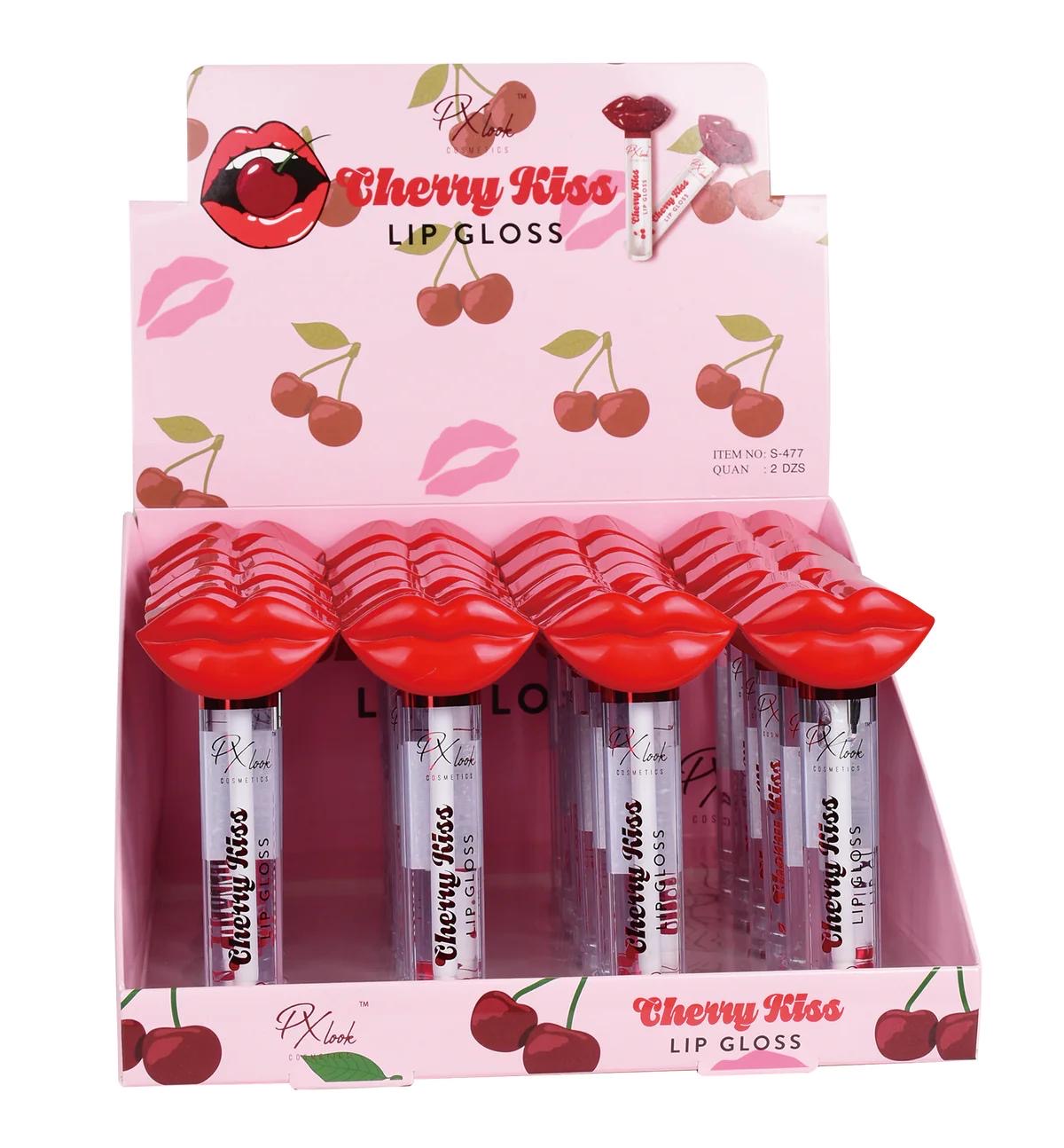 PXLOOK CHERRY KISS LIP GLOSS S-477 R135 – Flawless Beauty Wholesale