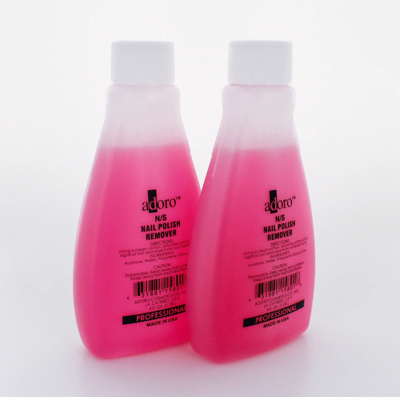 6PCS ADORO PINK NAIL POLISH REMOVER 5801