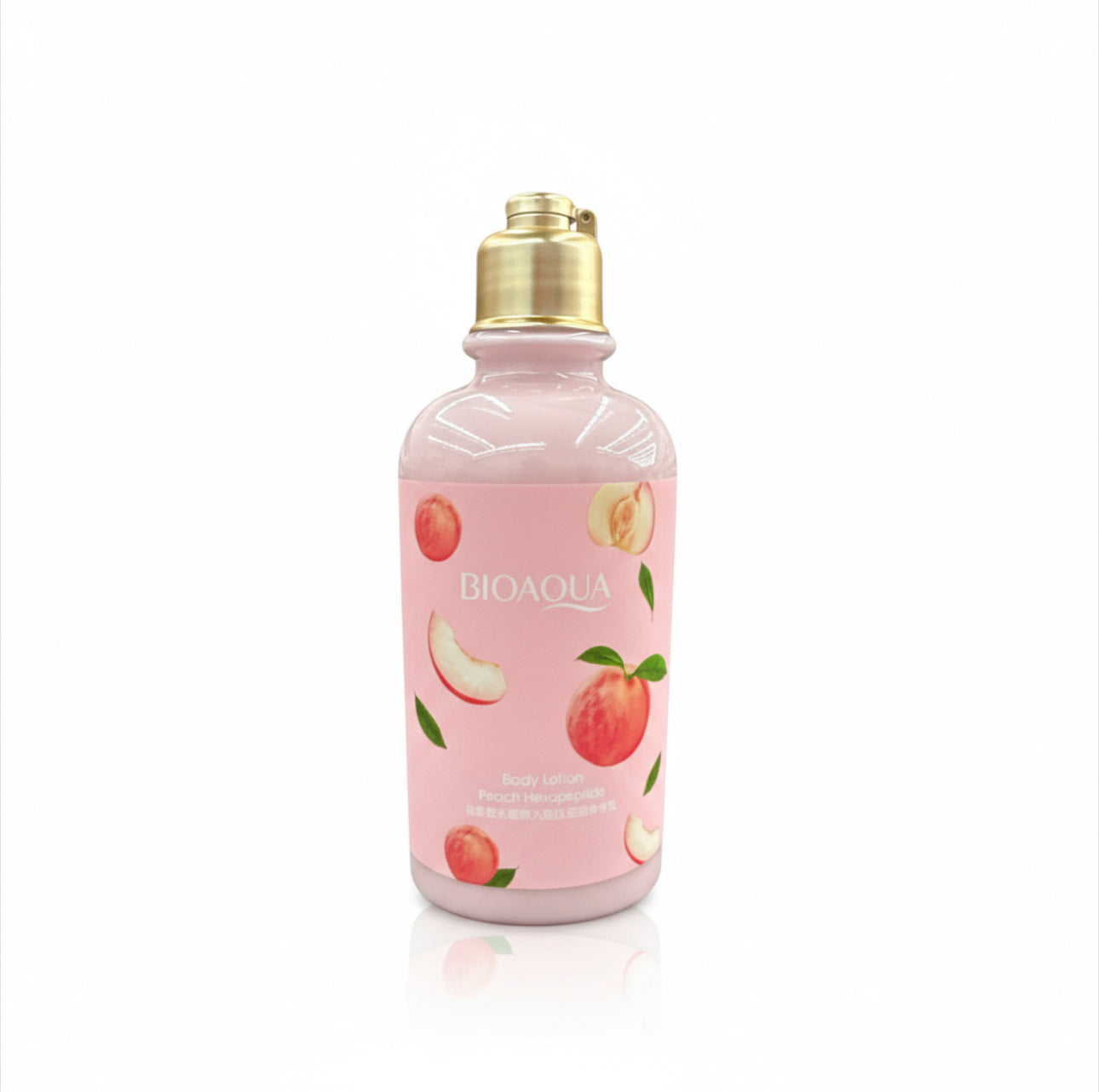 4PCS BIOAQUA BODY LOTION PEACH HEXAPEPTIDE BQY87778