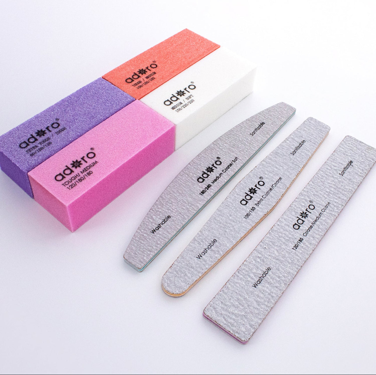 6SETS ADORO PROFESSIONAL NAIL FILE 1178/04