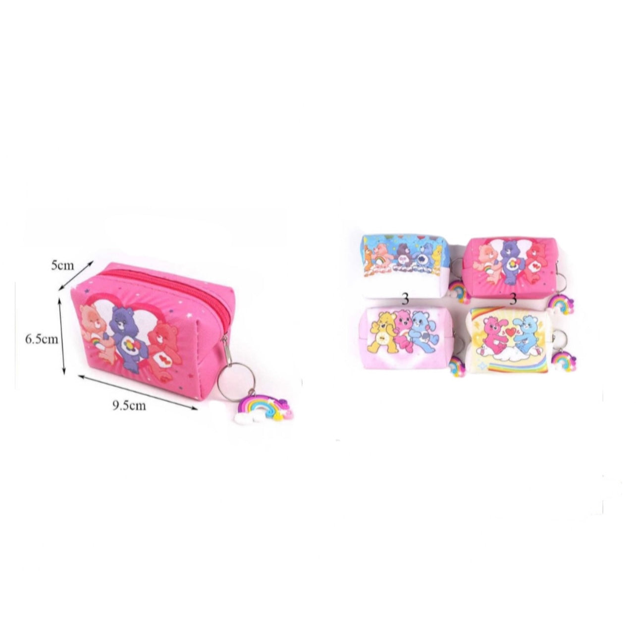 MOOD BEARS COLORFUL POUCHES 12 PCS SET
