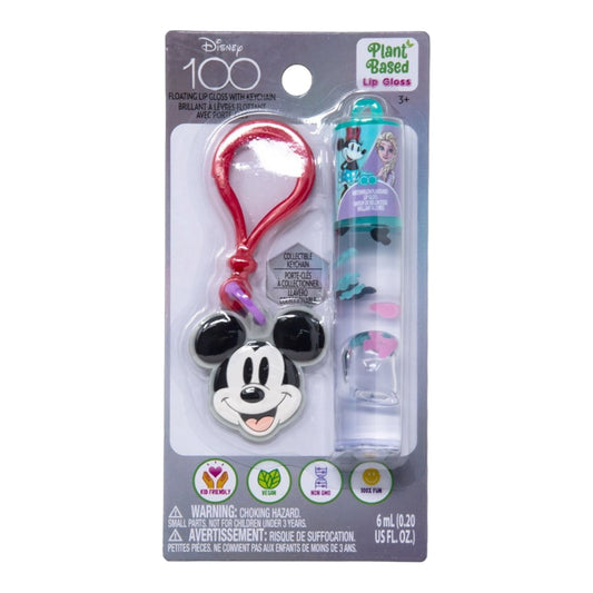 DISNEY 100 FLOATING MICKEY MOUSE LIP GLOSS WITH KEYCHAIN UPDDC4219GA BR106