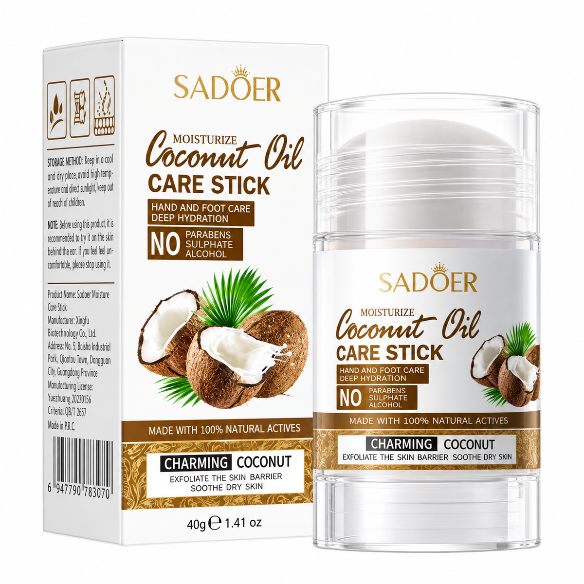 Sadoer Coconut Oil Hand & Foot Anti Cracking Stick