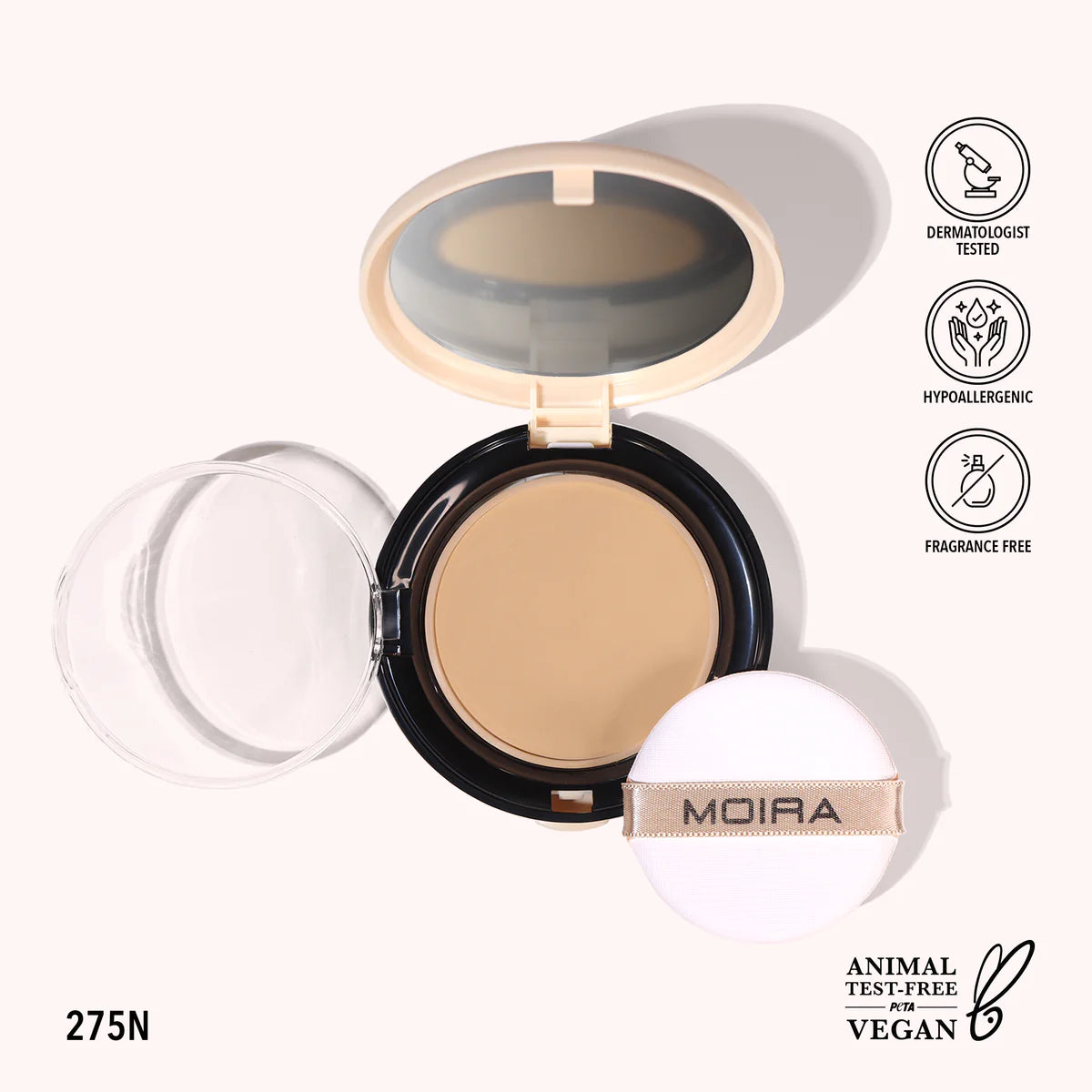 MOIRA COMPLETE WEAR POWDER FOUNDATION 275N CPF275 BIN4 ‼️ATTENTION ON DESCRIPTION‼️