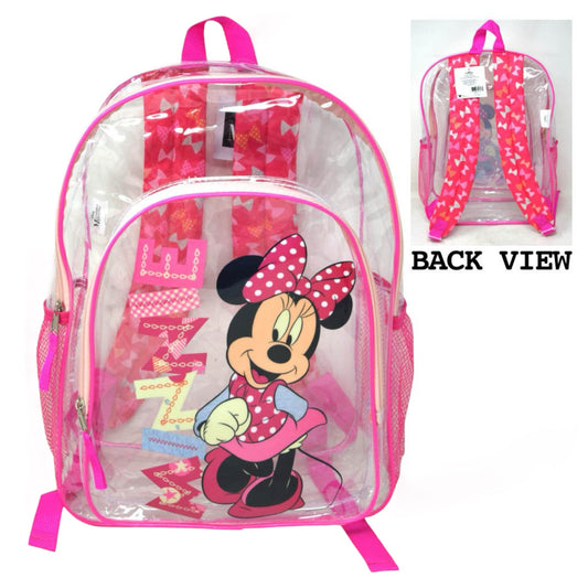 DISNEY MINNIE CLEAR BACKPACK UPDNMCL BR113