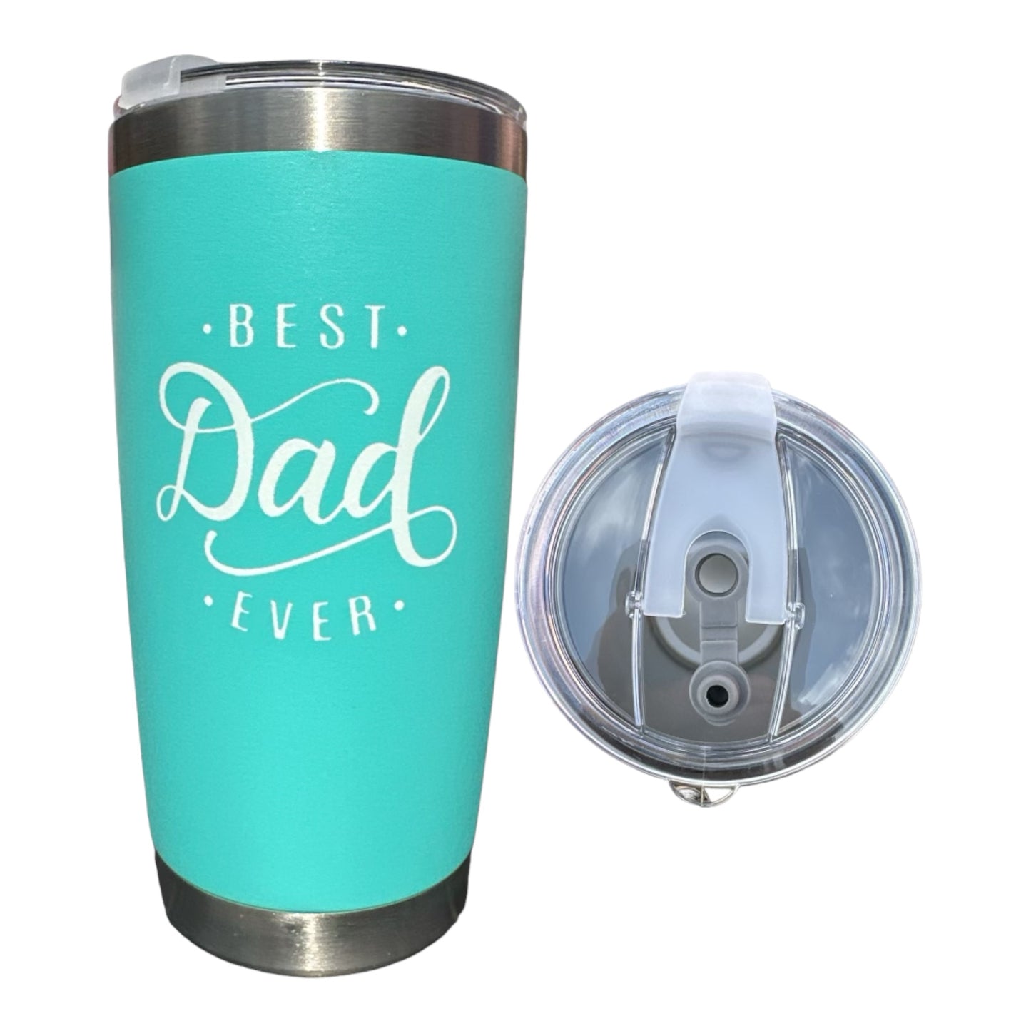 GWT125 BEST DAD EVER STAINLESS STEEL BLUE TUMBLER 600ml R93