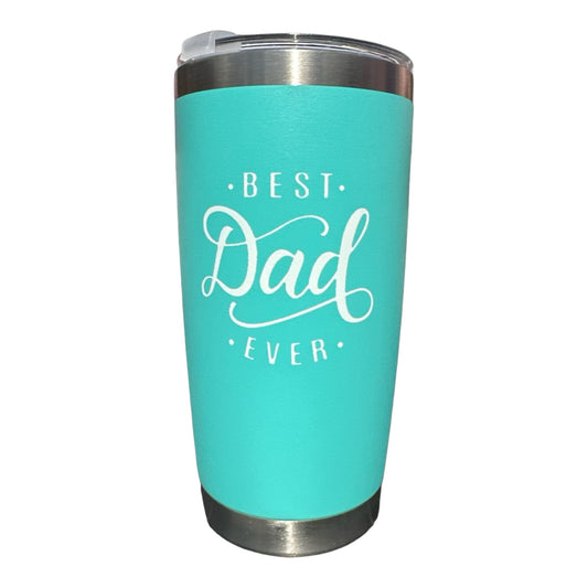 GWT125 BEST DAD EVER STAINLESS STEEL BLUE TUMBLER 600ml R93