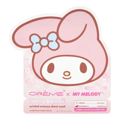 THE CRÈME SHOP BY MY MELODY BERRY KAWAII SET OF 3 MMBK8782-3 R65