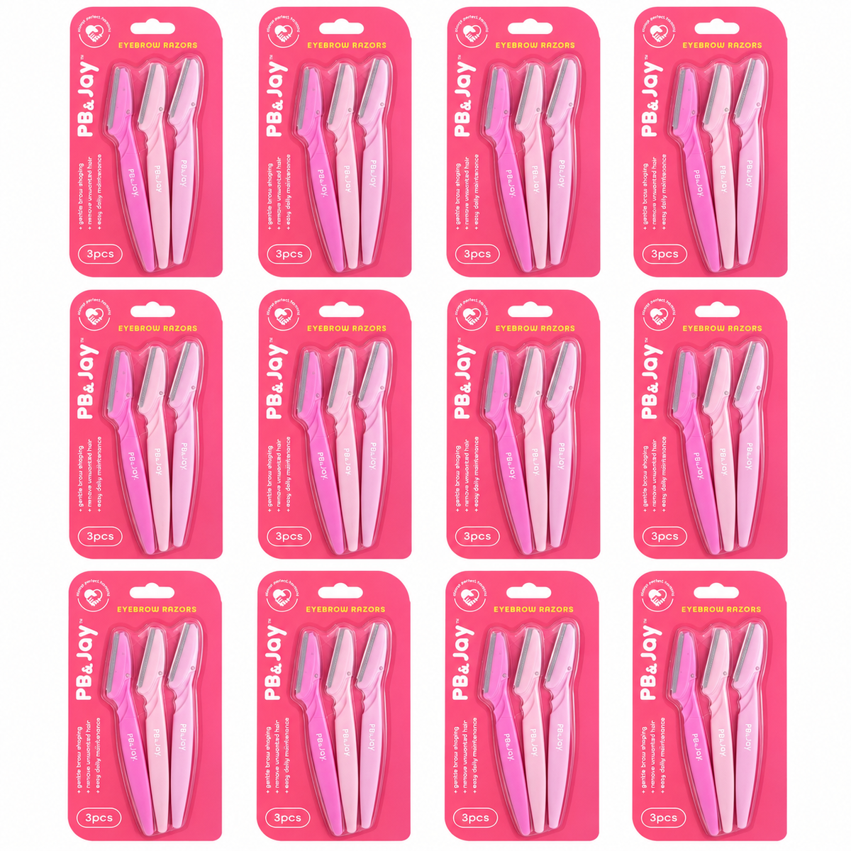 PB & Jay Eyebrow Razor Sets
