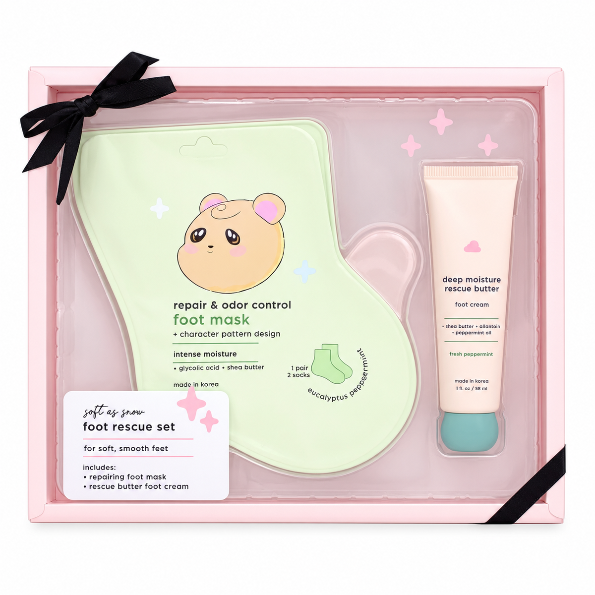 Korean Soft As Snow Foot Rescue Gift Set