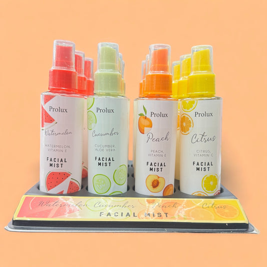 12PCS DISPLAY PROLUX FRUIT FACIAL MIST K-023