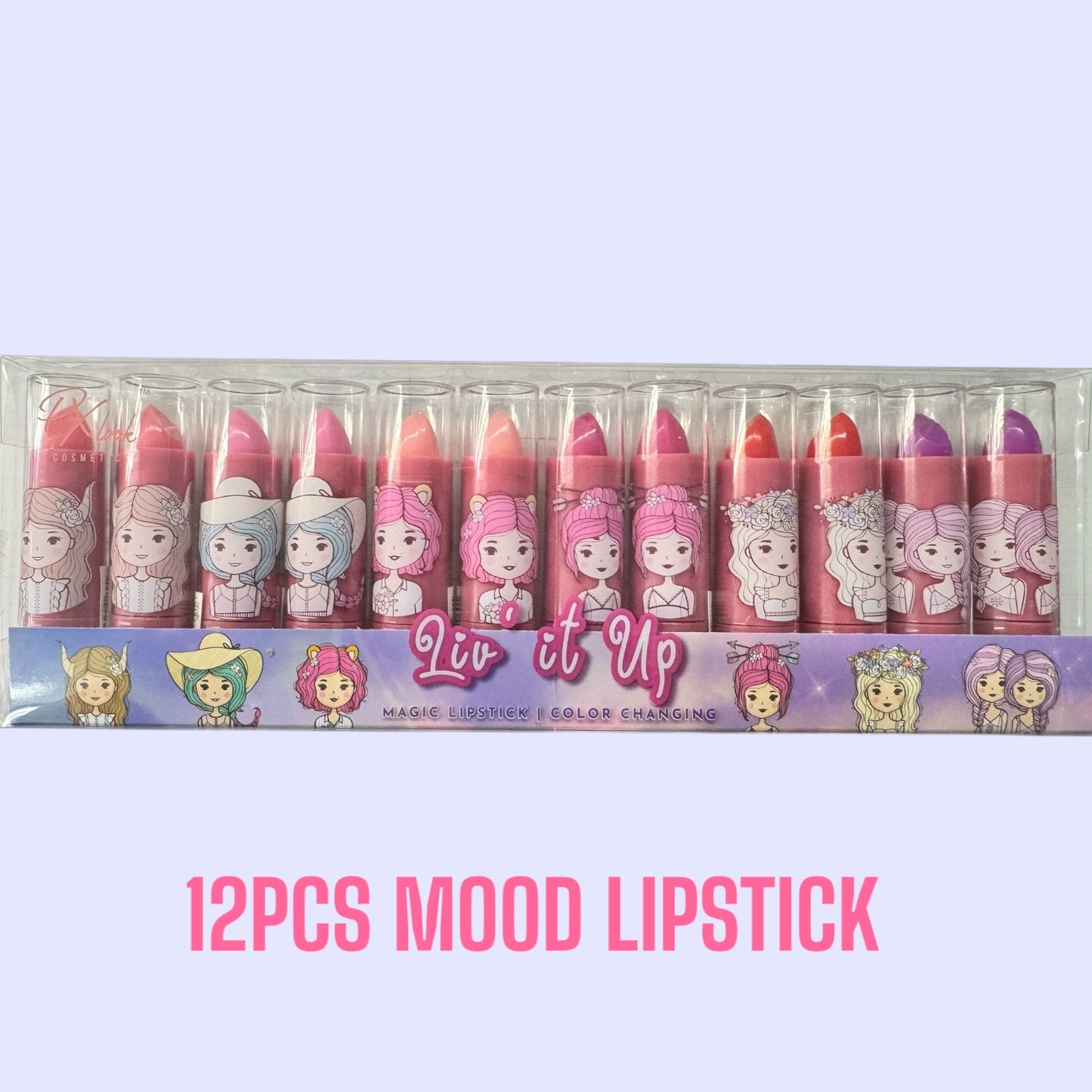 12PCS SET LIV IT UP MOOD LIPSTICK L-060