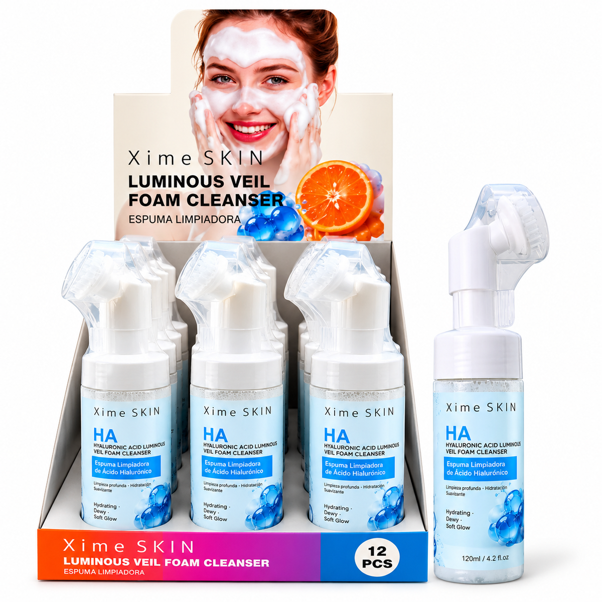 Limpiador facial de ácido hialurónico Xime Skin