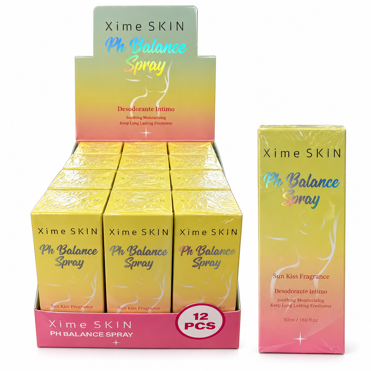 Xime Skin Sun Kiss Spray con pH balanceado