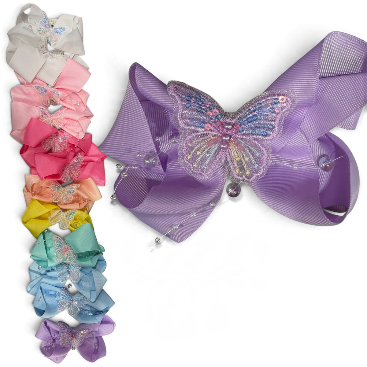 Lazos de mariposa para el cabello