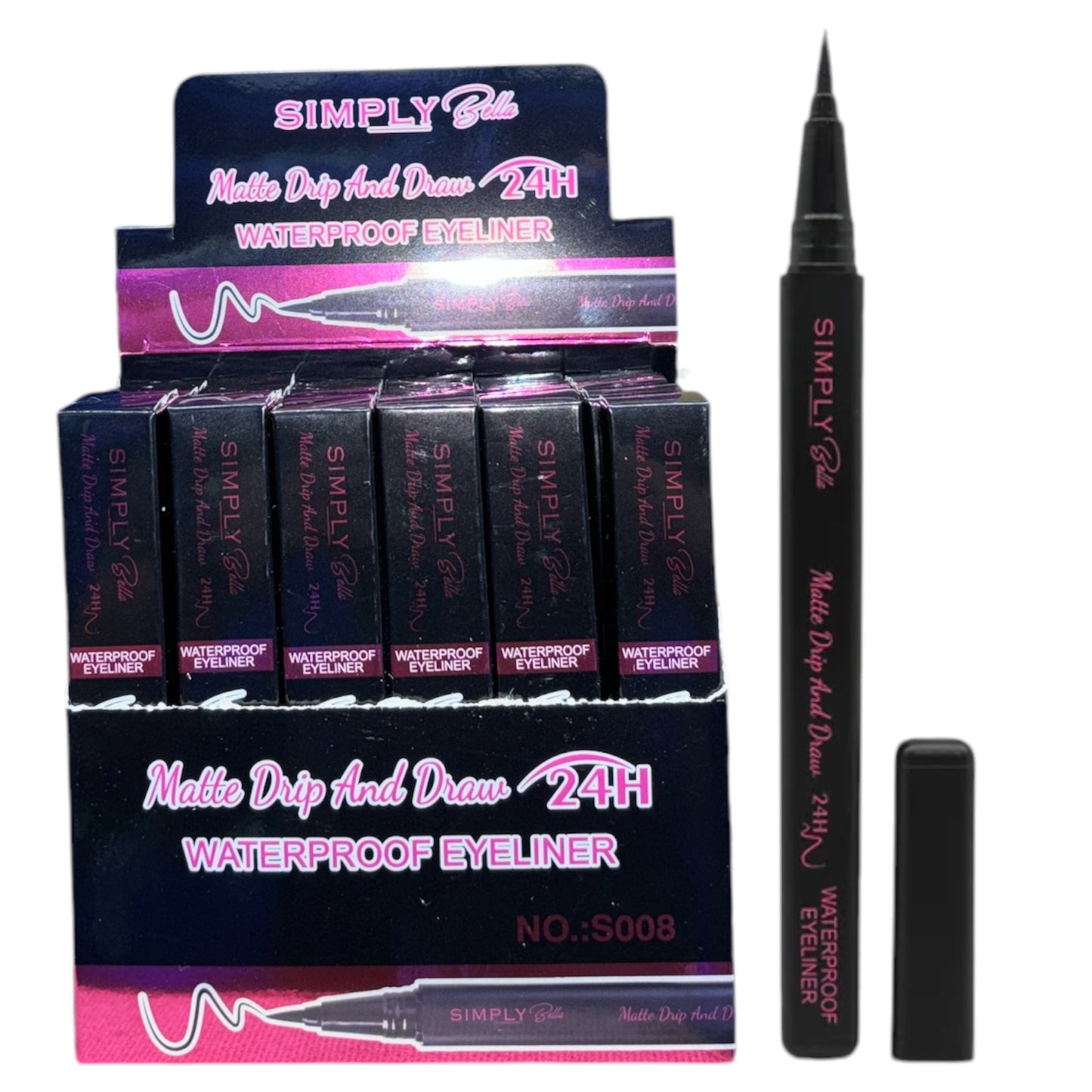 SIMPLY BELLA MATTE DRIP AND DRAW 24H WATERPROOF EYELINER