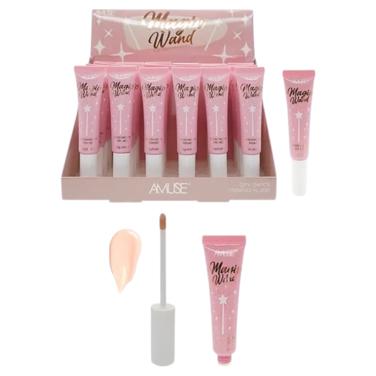 24PCS DISPLAY AMUSE MAGIC WAND EYESHADOW PRIMER KL300