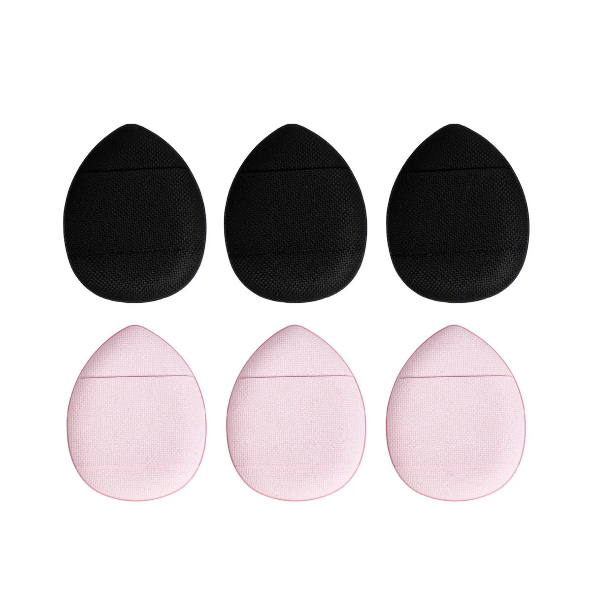 MISS LIL USA 6PCS MINI PUFFS BLACK &PINK #32