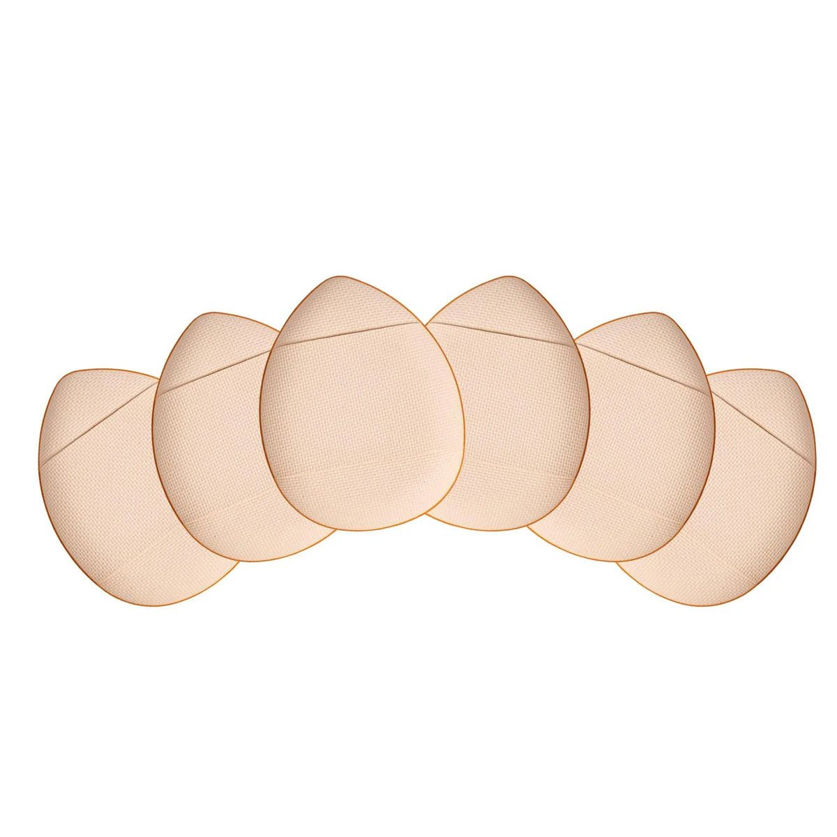 MISS LIL USA 6PCS MINI PUFFS BEIGE #45