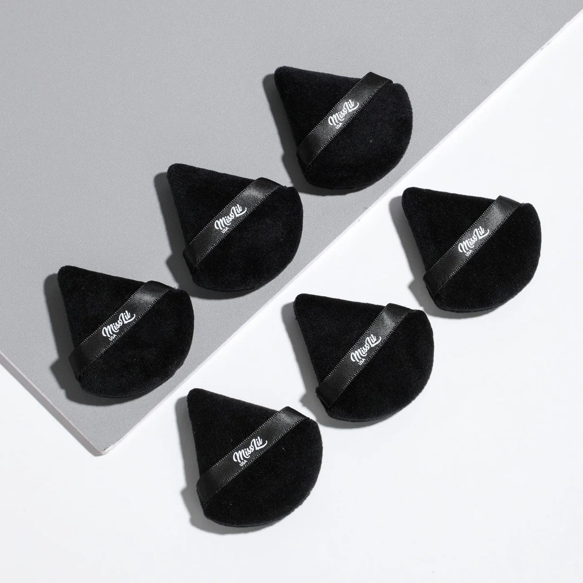 MISS LIL USA 6PCS POWDER PUFF BLACK #67