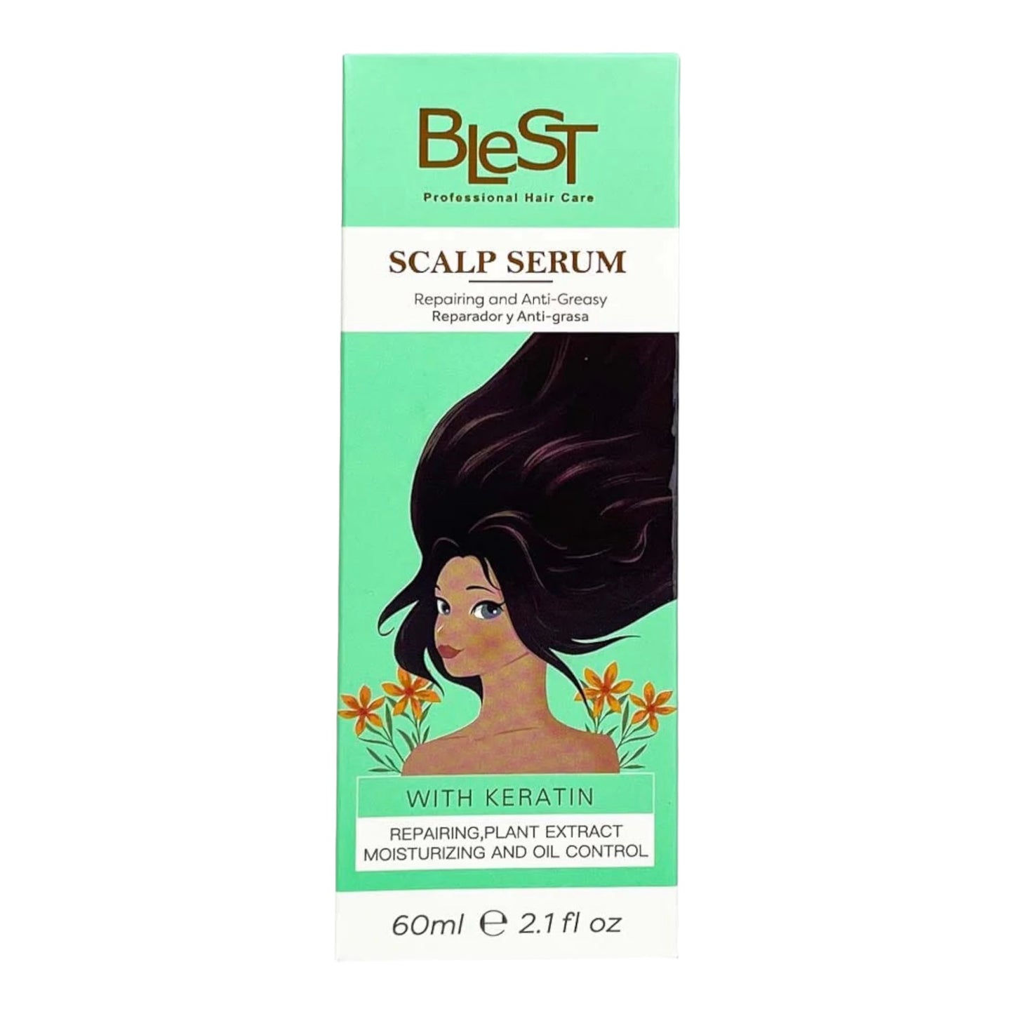 3PCS BLEST SCALP SERUM REPAIRING AND ANTI-GREASY WITH KERATIN BH712