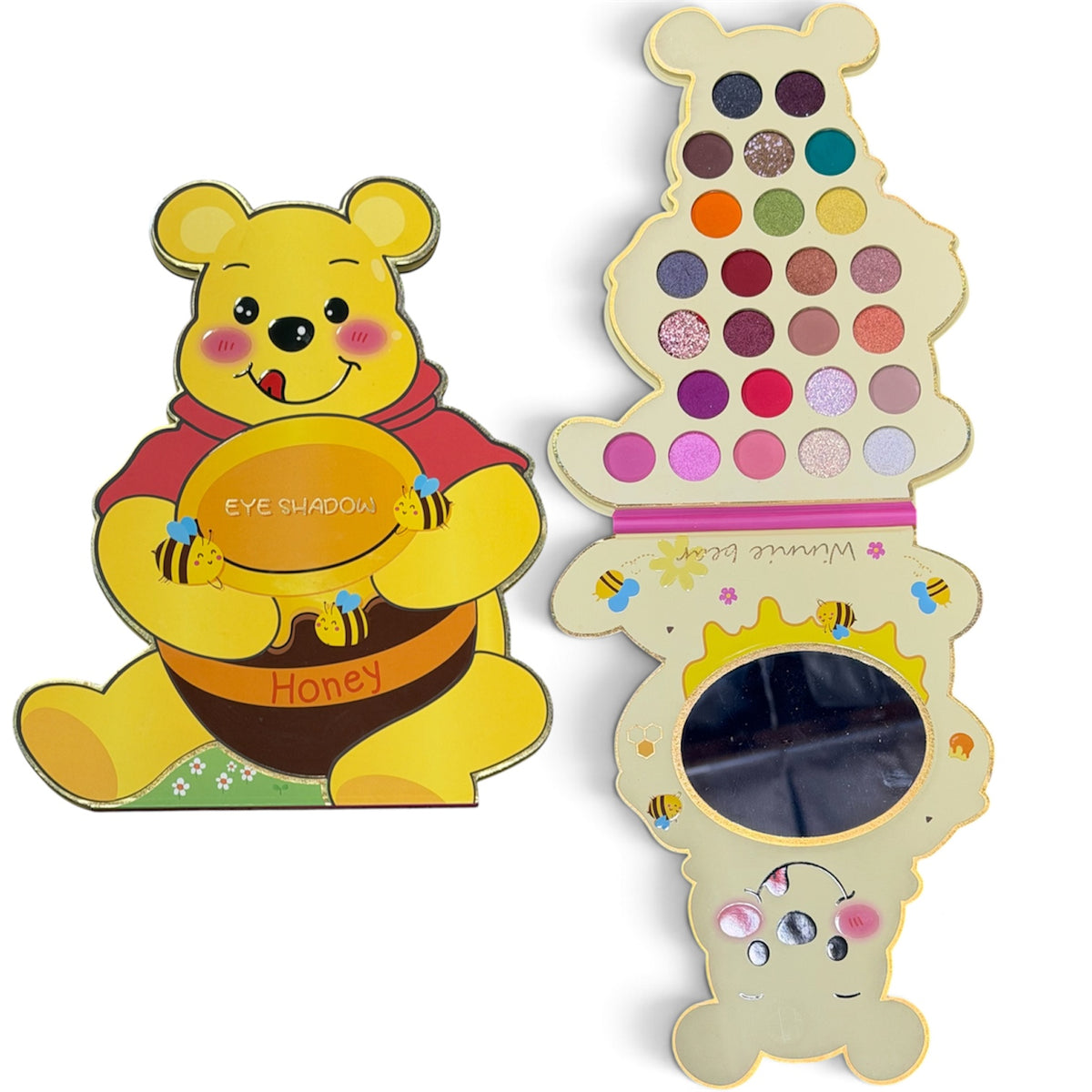 Paleta amarilla en forma de oso