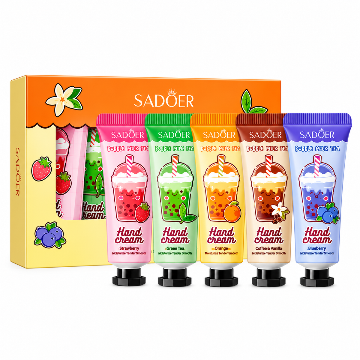 Sadoer Bubble Milk Tea Hand Cream Set