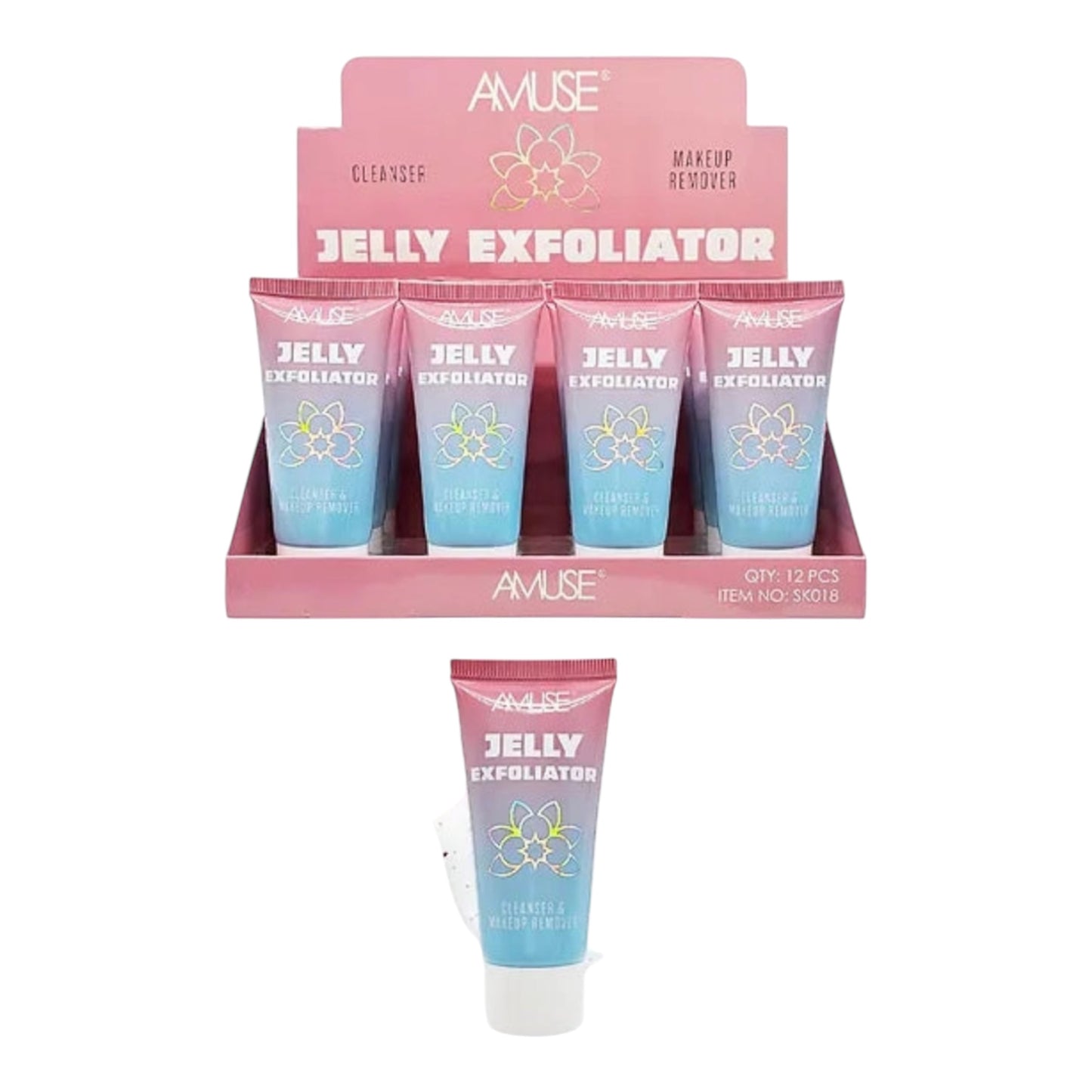 12PCS DISPLAY AMUSE JELLY EXFOLIATOR SK018