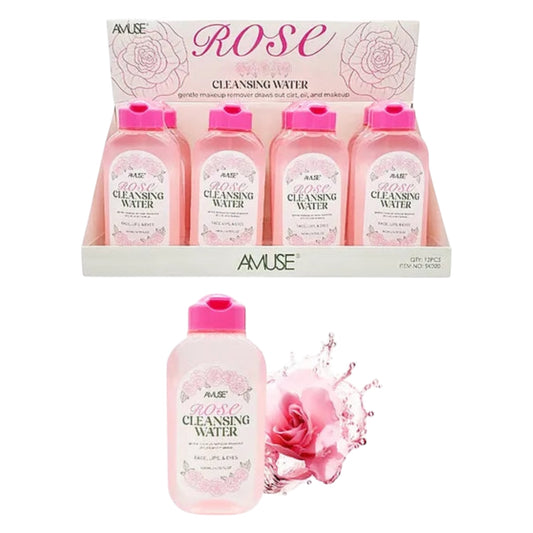 12PCS DISPLAY AMUSE ROSE CLEANSING WATER SK020