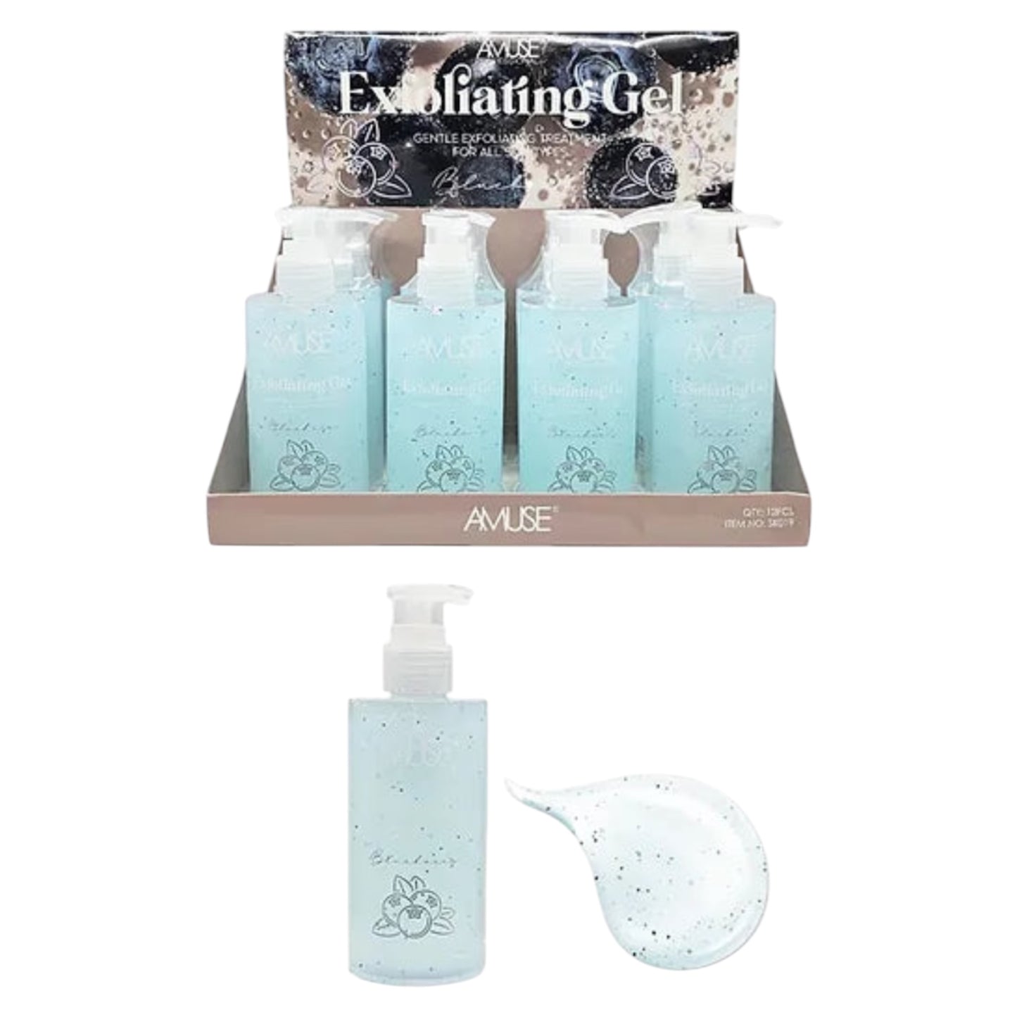 12PCS DISPLAY AMUSE EXFOLIATING GEL 12 SK019