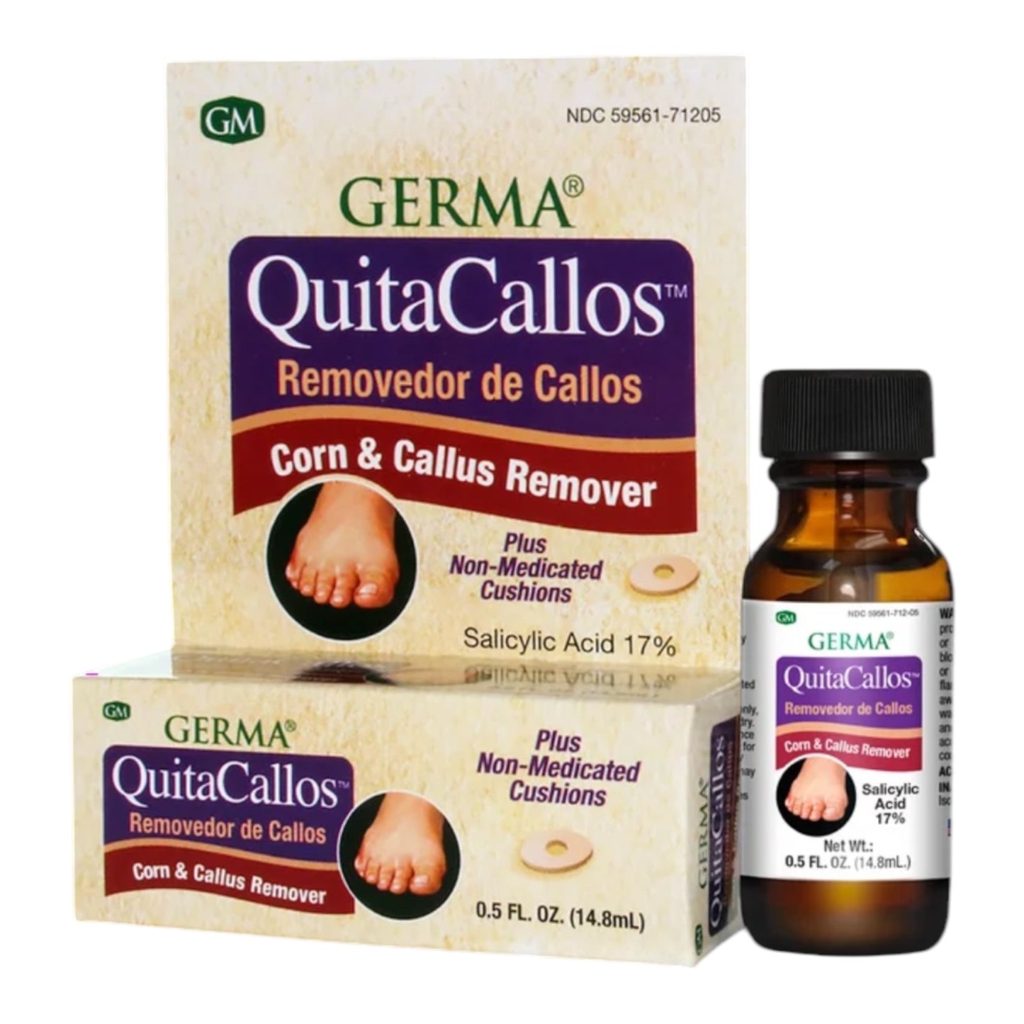 3PCS GERMA QUITA CALLOS 2056