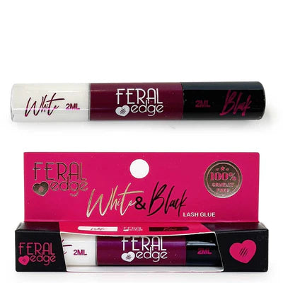 6PCS FERAL EDGE WHITE & BLACK LASH GLUE FG-70