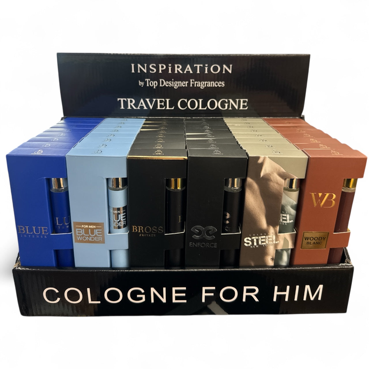 48PCS DISPLAY INSPIRATION DESIGNER FRAGRANCES TRAVEL PERFUME 88842