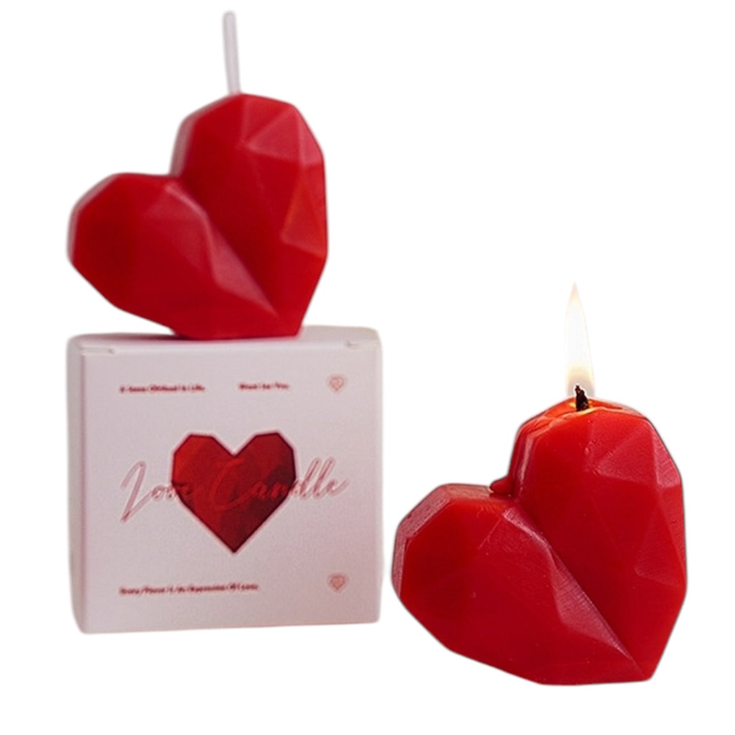 12 PCS PACK LOVE CANDLE HEARTED 12PCS SS41106-13