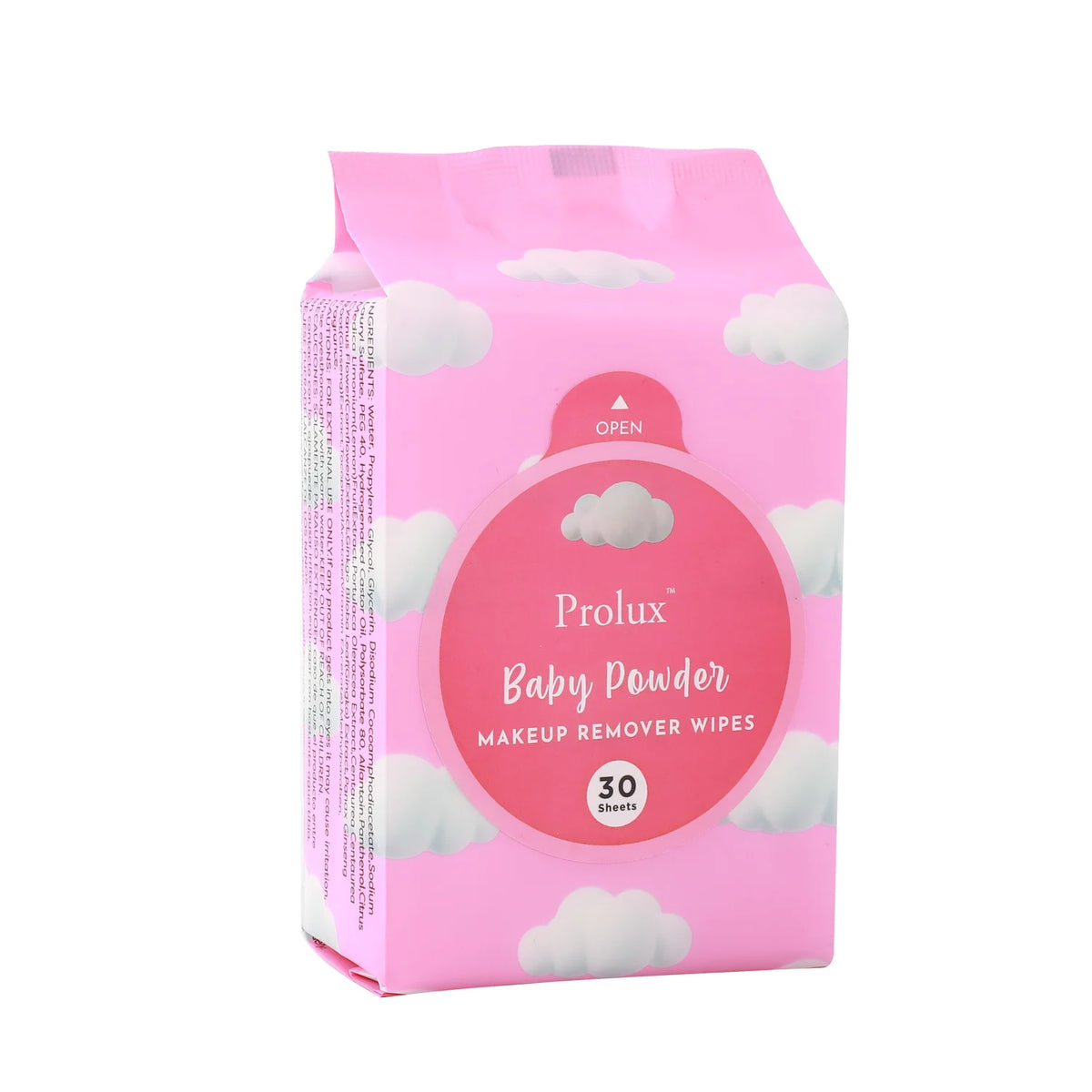 Prolux Baby Powder Makeup Remover Wipes