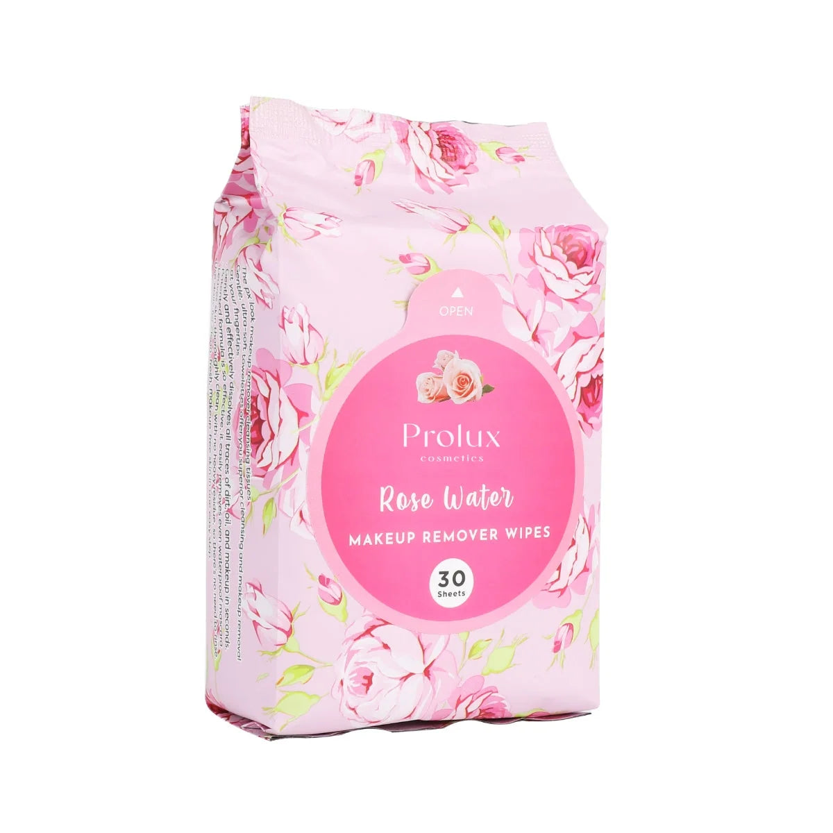 Prolux Rosewater Makeup Remover Wipes