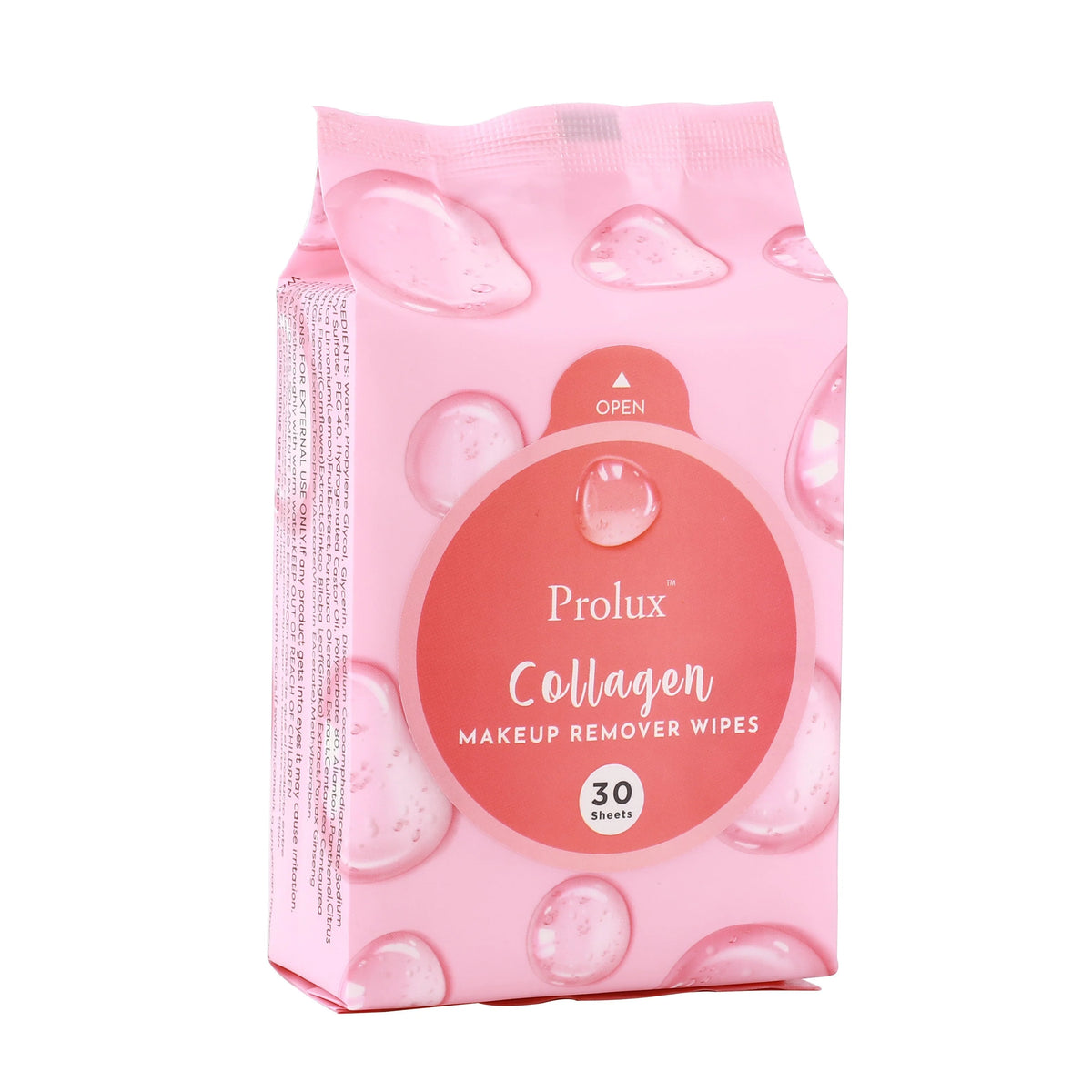 Prolux Collagen Makeup Remover Wipes