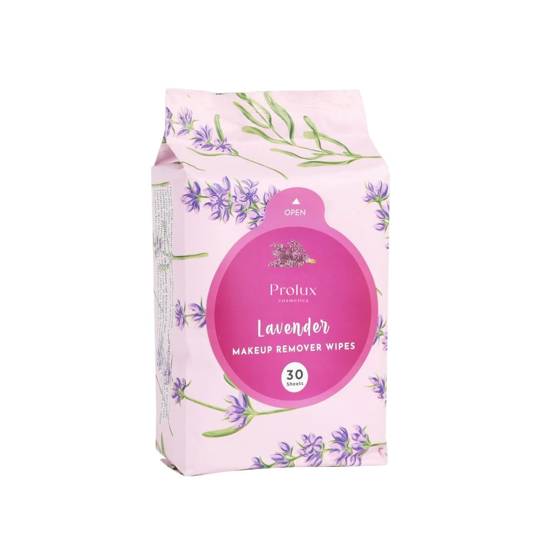 Prolux Lavender Makeup Remover Wipes