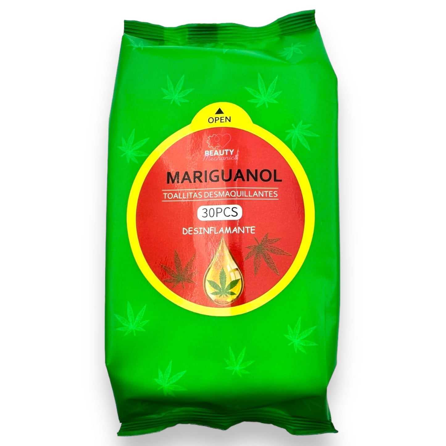 6PCS PACK BEAUTY MECHANICS WIPES MARIGUANOL 8003