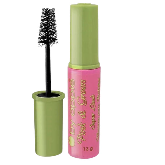 12PCS PACK BY APPLE SUPER LASH MASCARA PINK & GREEN MAMEY EXTRACT 8963