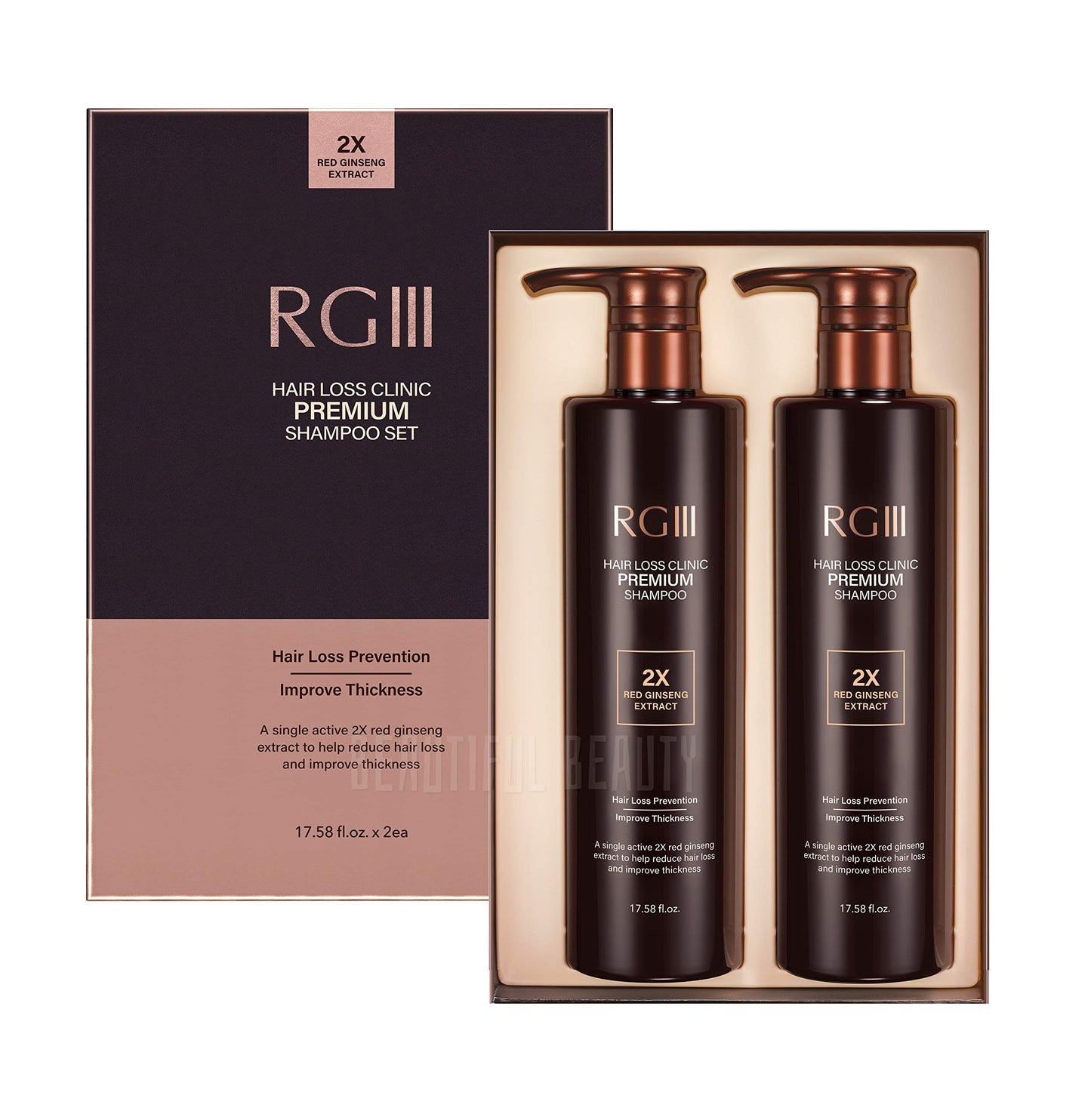 RGIII HAIR LOSS CLINIC PREMIUM SHAMPOO SET
