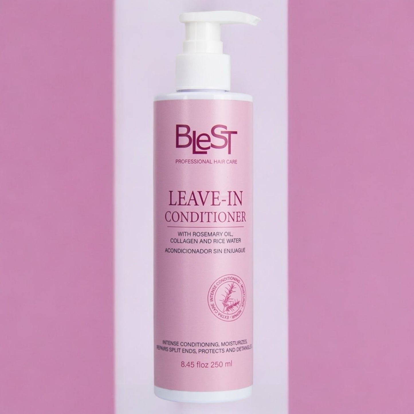 12PCS DISPLAY BLEST LEAVE IN CONDITIONER & HAIR DETANGLER LHC-08