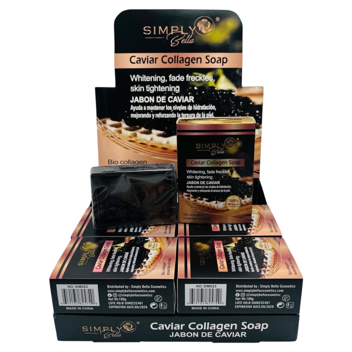 SIMPLY BELLA JABON DE CAVIAR Y COLAGENO