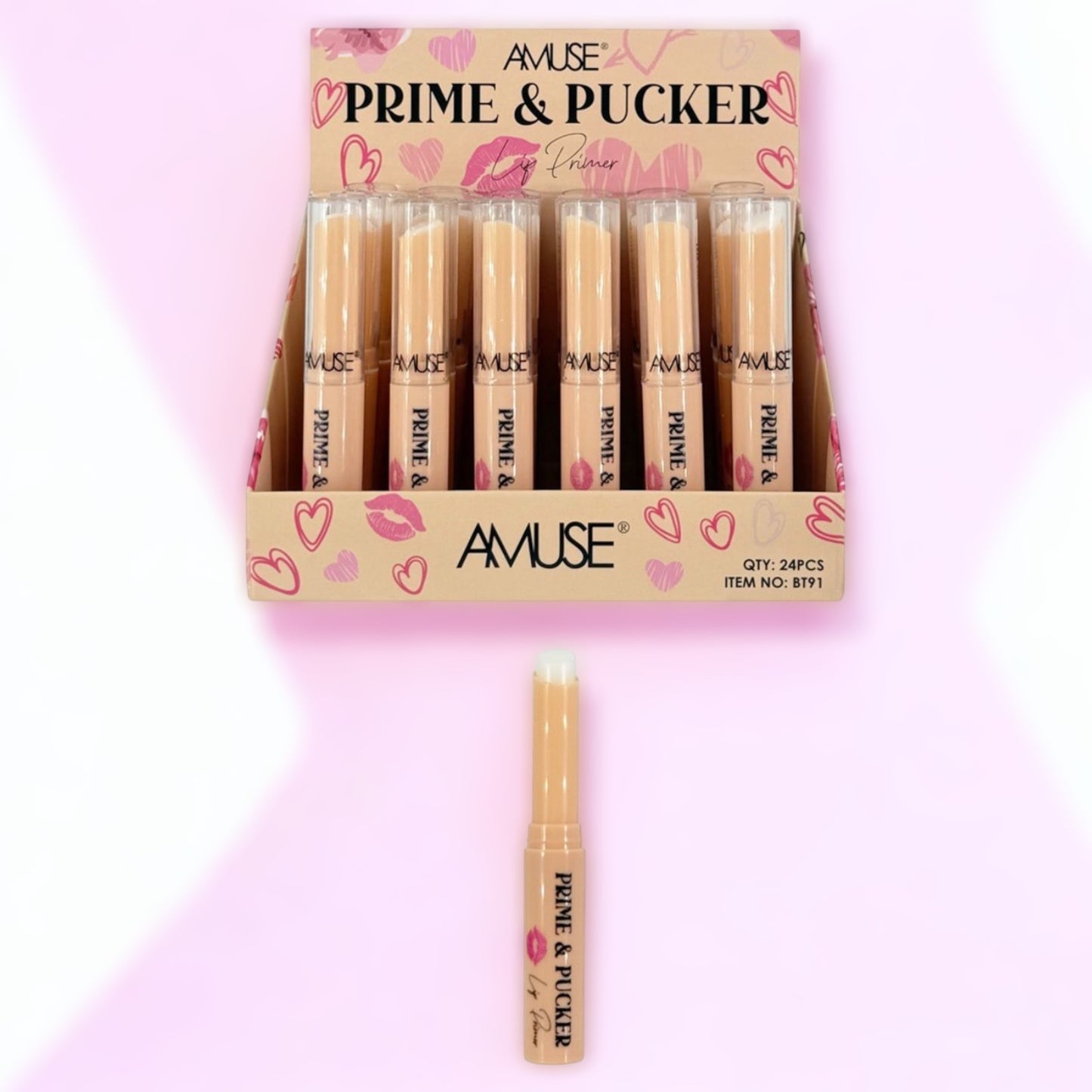AMUSE PRIME AND PUCKER LIP PRIMER