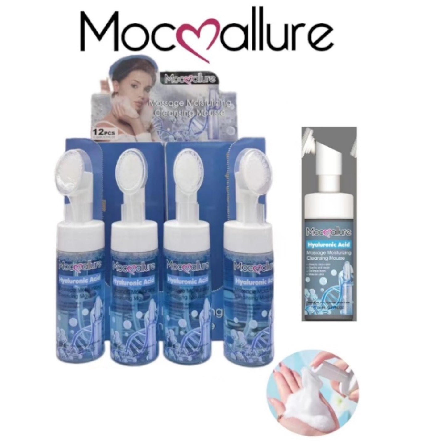 MOC❤️ALLURE HYALURONIC ACID CLEANSING MOUSSE