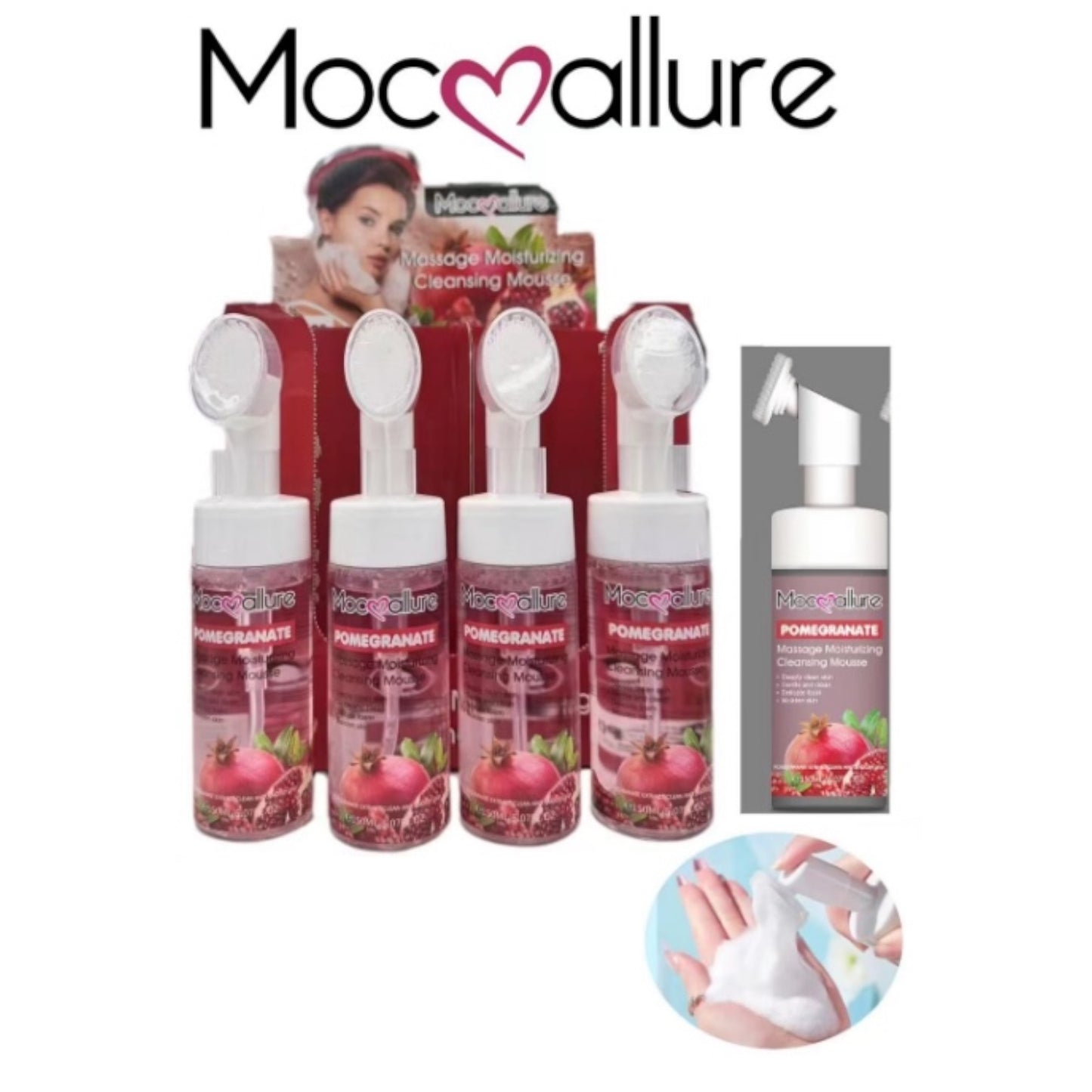 MOC❤️ALLURE POMEGRANATE CLEANSING MOUSSE