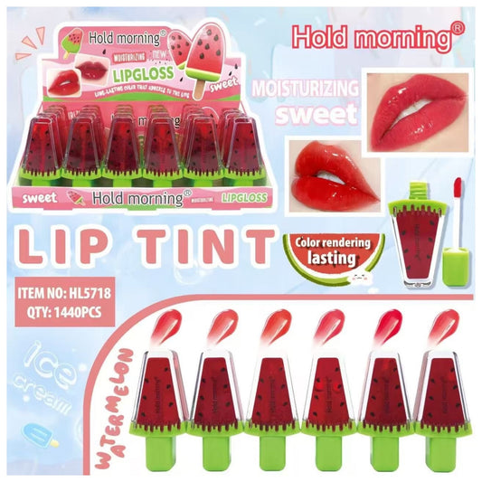 24PCS HOLD MORNING WATERMELON LIPGLOSS HL5718