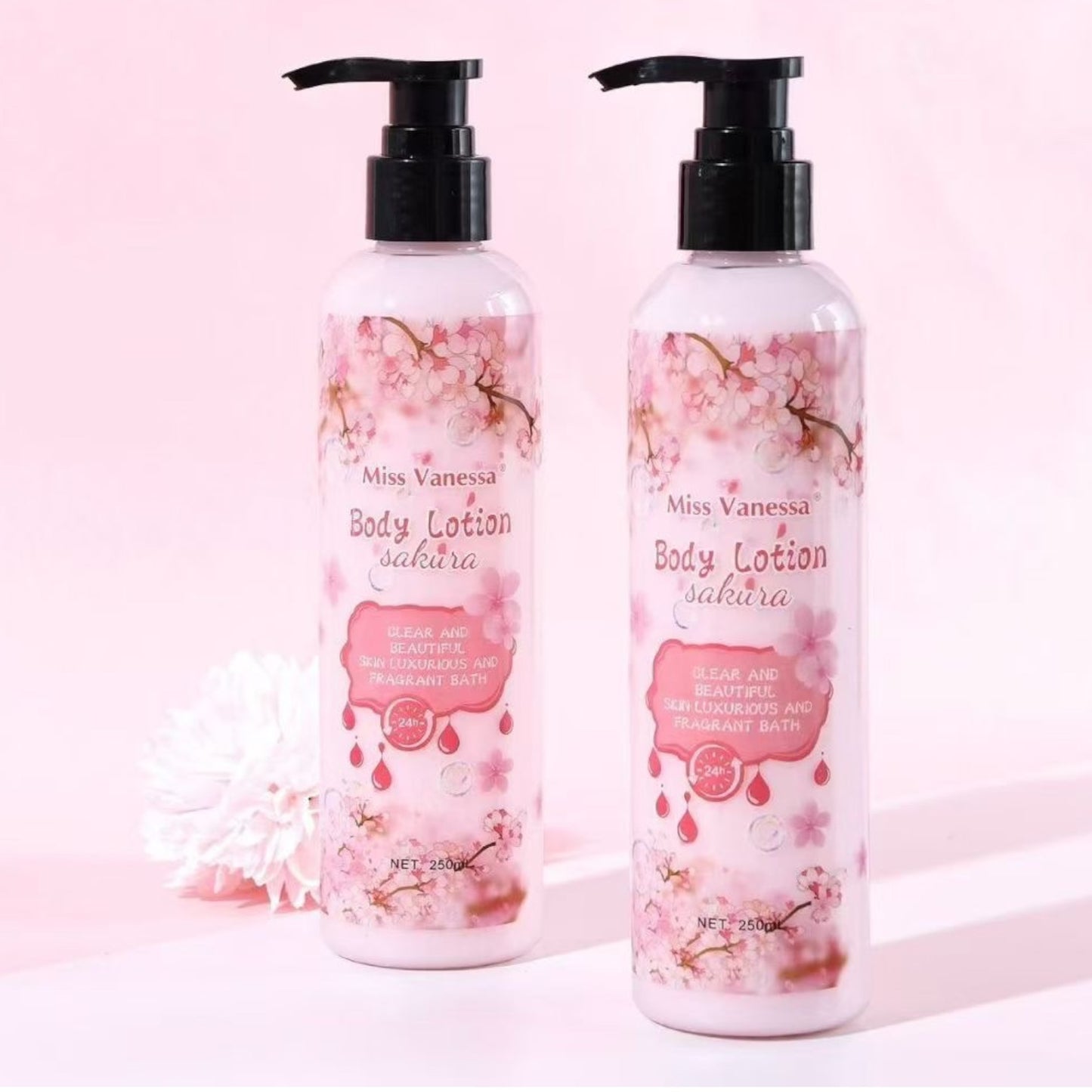 3PCS MISS VANESSA SAKURA BODY LOTION M7065