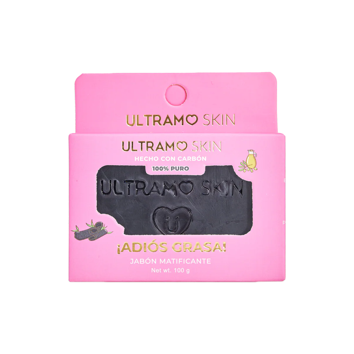 6PCS ULTRAMO JABÓN MATIFICANTE DE CARBÓN FP737